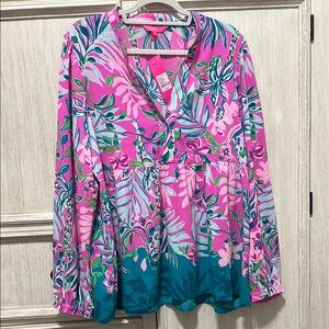 NWT Lilly Pulitzer Winona Stretch Tunic Size XL